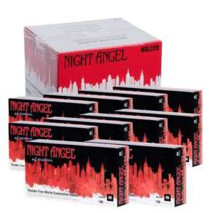 Black Nitrile Gloves (Case of 10)
