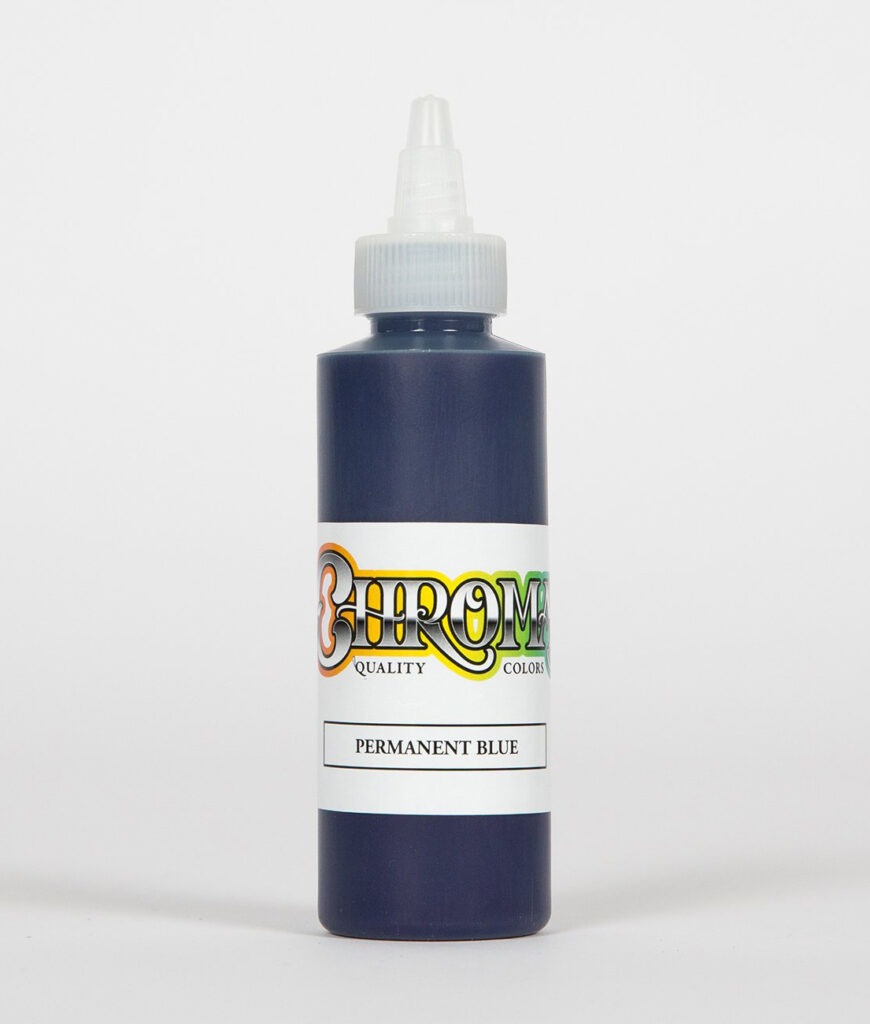 Permanent Blue by Chroma Pulse Tattoo