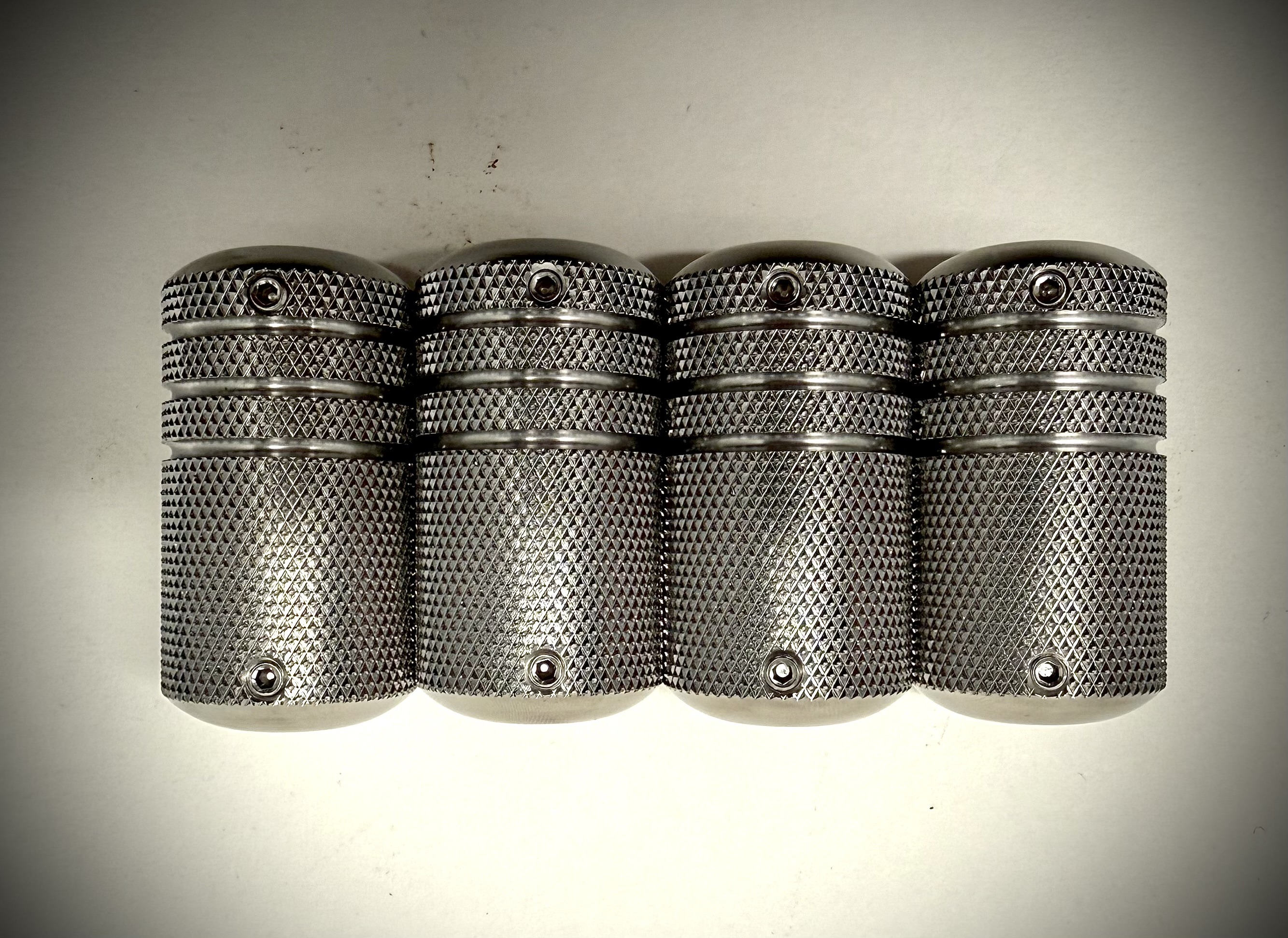 Knurled Steel Grip 1 1/8 Inch